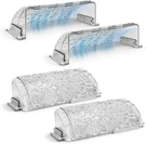 4 Pack Magnetic Air Vent Deflector For Ceiling, Wall & Floor Registers, Adjustab. Fixed Price $23.19.
