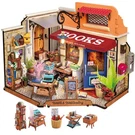 Rolife Diy Miniature House Kit 1:20 Scale Bookstore, Buildin.... Fixed Price $55.80.