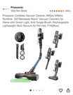 Proscenic Cordless Vacuum Cleaner 45KPA 55MINS Runtime 180 Bendable Wand New Us. Fixed Price $59.00.