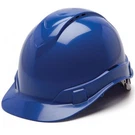 Ridgeline Vented Blue Hard Hat 4 Point Ratchet Suspension. Fixed Price $12.65.