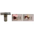 Brushed Nickel Dust Proof Keeper Locking Option By Laurence. Fixed Price $18.00.