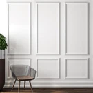 Set Peel And Stick Wall Molding Kit, 3D Premade Accent Wainscoting Pan. Fixed Price $65.49.