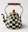Mackenzie-childs Courtly Check Tea Kettle, Us Stock, No Import Fee. Fixed Price $109.99.