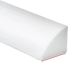 Duzzy 59 Flexible Quarter Round Molding, Silicone Rubber Inch, White. Fixed Price $18.99.