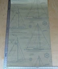 Double Roll Ralph Lauren Wallpaper Chesapeake Cl Vintage Blue On Light Brown. Fixed Price $112.53.