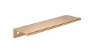 Richelieu Hardware Lincoln Collection 5-1/16" Satin Gold Cabinet Edge Pull. Fixed Price $5.59.