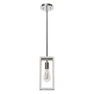 Hunter Squire Manor 1-LIGHT Mini Pendant Chrome. Fixed Price $119.99.