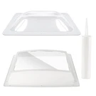 Xmk Rv Skylight Replacement 18X26 Outer Dome 14X22 Opening Camper Trailer. Fixed Price $154.99.