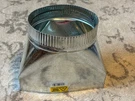 Master Flow Fan Boot Range Hood Transition Galvanized Steel 3 1/4 X 10 7 Inch. Fixed Price $20.00.