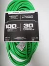 Usw 100' 14 Gauge Medium Duty Green Outdoor Extension Cord Sjtw Made In Usa. Fixed Price $59.97.