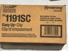 (qty 135) Armstrong Ceilings 1191SC Surface Mount Clips Galvanized Steel. Fixed Price $50.00.