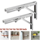 2-10PC Folding Shelf Brackets 8-20" Stainless Steel Drop Down Heavy Duty. Fixed Price $53.35.