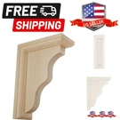 Hamilton Traditional Brackets, 2 1/4"W X 5"D 7"H Rubberwood. Fixed Price $23.74.