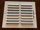 Air Conditioner Vent 12" X 10" Metal White Hvac Ceiling Louvers Construction New. Fixed Price $24.00.