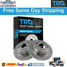 Trq New Rear Disc Brake Rotor Set For 2002-2004 Honda Cr-v. Fixed Price $77.01.