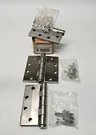 Box Of 3 Hager Heavy Duty Hinges BB1199 X4.5 Stainless Steel New. Fixed Price $79.00.
