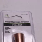 Homewerks 1/2 In. Swt Lead Free Copper Straight Water Hammer Arrestor. Fixed Price $8.14.