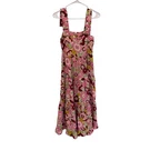Dodo Bar Floral Print Lima Midi/maxi Dress Sleeveless Square Neck Size. Fixed Price $32.81.