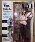 Total Vision Instant Bug Screen Mesh Guard 40X82.5" Magnetic Closure Butterfly. Fixed Price $12.88.