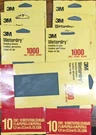 3M 5923-18-CC 3-2/3 X Imperial Wetordry 1000 Grit Sandpaper Sheets. Fixed Price $38.97.
