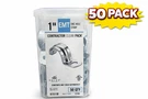 Halex 1" Emt One Hole Straps 50 Pack Conduit 61511B Clear. Fixed Price $24.99.