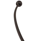 Zenna Home Neverrust 50 In. To 72 Aluminum Dual Mount Curved Shower Curtain. Fixed Price $53.00.