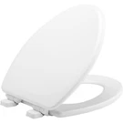 Mayfair By Bemis Lannon Slow Close Elongated White Enameled Wood Toilet Seat. Fixed Price $62.86.
