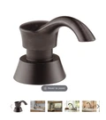 New Delta Soap / Lotion Dispenser In Venetian Bronze - RP50781RB. Fixed Price $69.99.