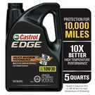 Castrol 03081 Edge 10W-30 Advanced Full Synthetic Motor Oil, 5 Quart. Fixed Price $38.82.