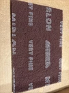 Mirka 18-111-447 Mirlon Very Fine Maroon 6IN. 9IN. Scuff Pad (20/BOX) New. Fixed Price $31.95.