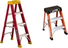 4-FOOT Fiberglass Step Ladder & 2-FOOT Stool 300 Lb Capacity. Fixed Price $313.99.
