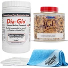 Dia-glo (diaglo) Dark Granite 1QT, Stone Floor Polishing Compound Tena. Fixed Price $141.99.