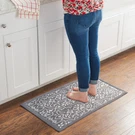 Better Homes & Gardens Polypropylene Gray Jacquard 20" X 34" Indoor Kitchen Rug. Fixed Price $15.14.