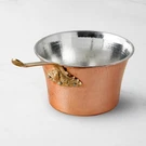 Ruffoni Historia Hammered Copper Polenta Pot With Acorn Handle, 3 1/2-QT.. Fixed Price $198.85.