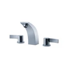 Fluid F13006BN * Sublime Widespread Bathroom Sink Faucet, Brushed Nickel. Fixed Price $398.00.