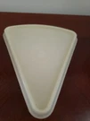 Vintage Tupperware Clear Single Pie Slice Keeper 269 & 268 Lid New White. Fixed Price $10.00.