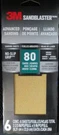 3M Sandblaster No Slip Grip Backing 3-2/3 X 9" 80 Grit Coarse Sandpaper *new*. Fixed Price $8.25.