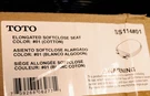 Toto Elongated Softclose Toilet Seat Cotton White Plastic SS114#01. Fixed Price $59.99.