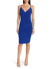 Jump Womens Blue Crisscross Tie Back Spaghetti Strap Body Con Dress. Fixed Price $8.99.