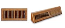 Truaire Smoothglide Solid Oak 18" Baseboard Grill Lot 4"X12" Floor Diffuser. Fixed Price $45.00.
