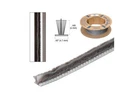 Crl Finned Weatherstrip Pile 0.160" Backing 0.187" Light Seal. Fixed Price $41.16.