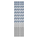 Bosch HCBG0605T 4-CUTTER Hammer Drill Bit 1/4" 6.000"L, Hex, 5PK. Fixed Price $15.00.
