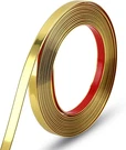 196.8" 0.5" Shiny Gold Molding & Wall Trim, Flexible Peel And Stick Decorative. Fixed Price $12.93.