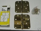 Stanley Round RD758 4" Residential Hinge Polished Brass. Fixed Price $19.95.