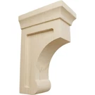 Ekena Millwork BKTW02X04X06GORW Small Gomez Wood Brackets 1/2"W 4"D .... Fixed Price $16.70.