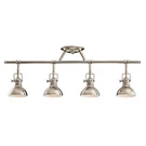 Kichler Hatteras Bay Rail Light 4LT Halogen, Polished Nickel - 7704PN. Fixed Price $379.99.