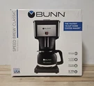 Bunn Grb Speed Brew Classic 10-CUP Drip Coffee Maker W/ Carafe Black. Fixed Price $119.99.
