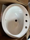 New Kohler K-2196-8-0 Pennington Self-rimming Bathroom Sink, White. Fixed Price $40.00.