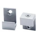 Crl Chrome 5/8" Wide Mirror Clips - Set C.r. Laurence. Fixed Price $30.00.