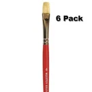 Wooster Brush White Bristle Oil Brights F1622 #4 Artist - Pack Of. Fixed Price $21.89.